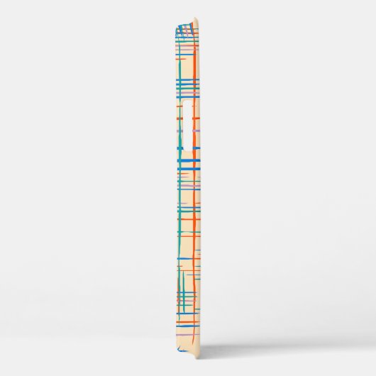 Abstrakte Textur mit Kreuzstreifen. Modern Pat Case-Mate iPhone Hülle (Rückseite / Rechts)