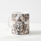 Abstrakte Textur oder Grunge Hintergrund. Kunsttex Kaffeetasse (Vorderseite Links)