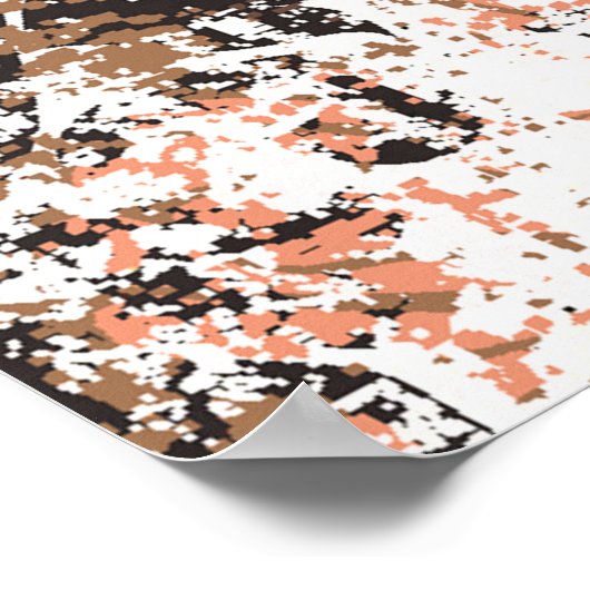 Abstrakte Textur oder Grunge Hintergrund. Kunsttex Poster (Ecke)