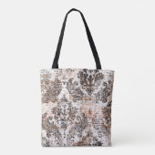 Abstrakte Textur oder Grunge Hintergrund. Kunsttex Tasche (Rückseite)