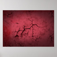 Abstrakte Textur Red Clay Risse Wand
