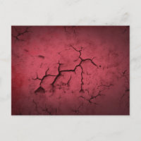 Abstrakte Textur Red Clay Risse Wand