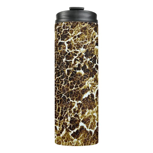 Abstrakte Textur Thermosbecher (Vorderseite)