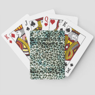 abstrakte Textur von Vintagem Tierfell Spielkarten