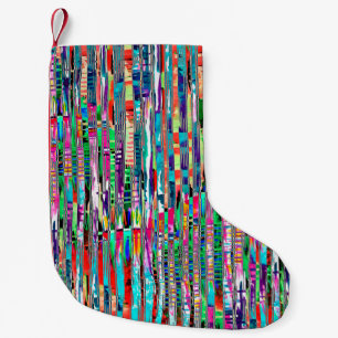Abstrakte Textur wiederholen moderne Muster abstra Kleiner Weihnachtsstrumpf