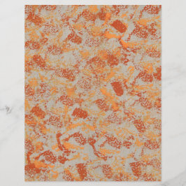 Abstrakte Texturen in Herbstfarben - Scrapbook Pap