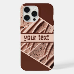 Abstrakte Texturfläche in warmen Tönen iPhone 15 Pro Max Hülle