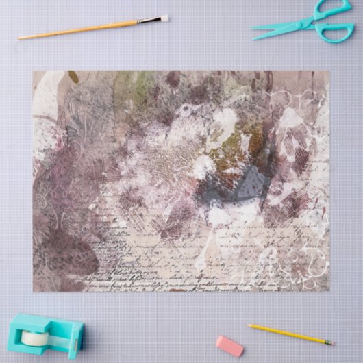 Abstrakte Texturierung in Beige Seidenpapier (Basteln)