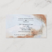 Abstrakte Therapeutin Visitenkarte (Rückseite)