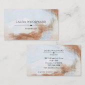 Abstrakte Therapeutin Visitenkarte (Vorne/Hinten)