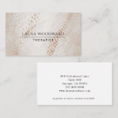 Abstrakte Therapeutin Visitenkarte (Vorne/Hinten)