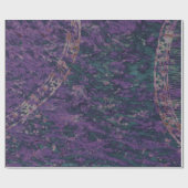 Abstrakte tiefpurpurne Batik-Geschenk-Verpackung Geschenkpapier (Flach)