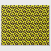Abstrakte Tierdruckleopard Geschenkpapier (Flach)