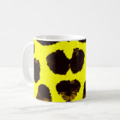 Abstrakte Tierdruckleopard Kaffeetasse (Vorderseite Links)