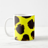 Abstrakte Tierdruckleopard Kaffeetasse (Links)
