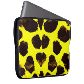 Abstrakte Tierdruckleopard Laptopschutzhülle (Vorne Rechts)