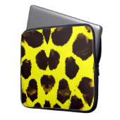 Abstrakte Tierdruckleopard Laptopschutzhülle (Vorderseite Links)