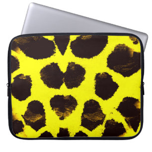 Abstrakte Tierdruckleopard Laptopschutzhülle