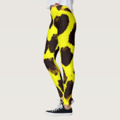 Abstrakte Tierdruckleopard Leggings (Links)