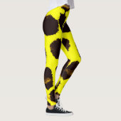 Abstrakte Tierdruckleopard Leggings (Rechts)