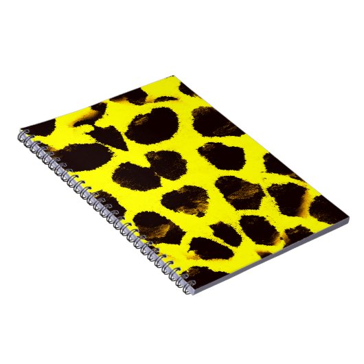 Abstrakte Tierdruckleopard Notizblock (Rechte Seite)