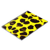 Abstrakte Tierdruckleopard Notizblock (Linke Seite)