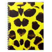 Abstrakte Tierdruckleopard Notizblock (Vorderseite)