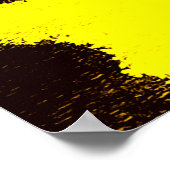 Abstrakte Tierdruckleopard Poster (Ecke)