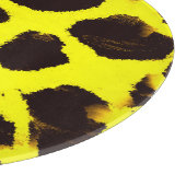 Abstrakte Tierdruckleopard Schneidebrett (Ecke)
