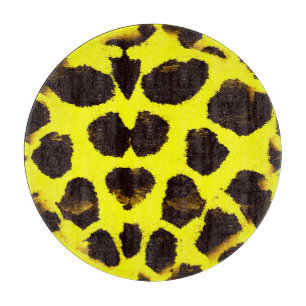 Abstrakte Tierdruckleopard Schneidebrett
