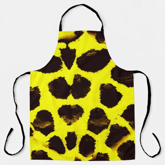 Abstrakte Tierdruckleopard Schürze (Vorderseite)