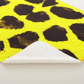 Abstrakte Tierdruckleopard Sherpadecke (3/4)