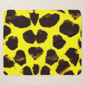 Abstrakte Tierdruckleopard Sherpadecke (Vorderseite (Horizontal))