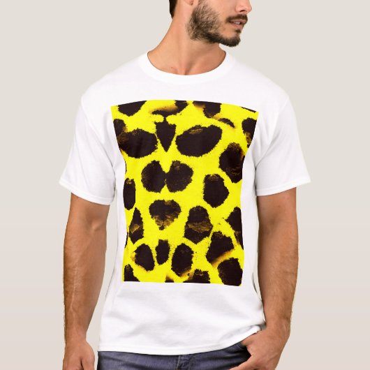 Abstrakte Tierdruckleopard T-Shirt (Vorderseite)