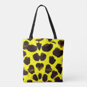 Abstrakte Tierdruckleopard Tasche (Rückseite)