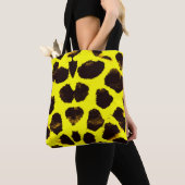 Abstrakte Tierdruckleopard Tasche (Von Nahem)