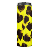 Abstrakte Tierdruckleopard Thermosbecher (Rückseite)