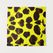 Abstrakte Tierdruckleopard Wandteppich (Vorderseite (Horizontal))