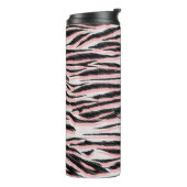 Abstrakte Tierhaut Nahtlos Thermosbecher (Nach links gedreht)