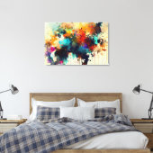 Abstrakte Tiermalerei Leinwanddruck (Insitu (Schlafzimmer))