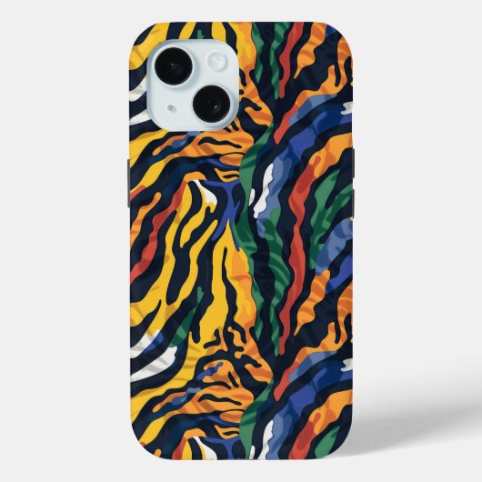 Abstrakte Tiger Streifen Case-Mate iPhone Hülle (Rückseite)