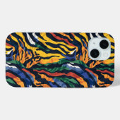 Abstrakte Tiger Streifen Case-Mate iPhone Hülle (Rückseite (Horizontal))