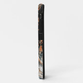 Abstrakte Tiger Strips iPhone-Design Schwarz Case-Mate iPhone Hülle (Hinten/Links)
