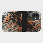 Abstrakte Tiger Strips iPhone-Design Schwarz Case-Mate iPhone Hülle (Rückseite (Horizontal))
