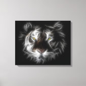Abstrakte Tiger-Wrapped Canvas Leinwanddruck (Vorderseite)