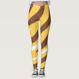 abstrakte Tigerkunst Leggings