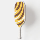 abstrakte Tigerkunst Pickleball Schläger (Links)