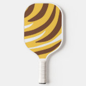 abstrakte Tigerkunst Pickleball Schläger (Rückseite)