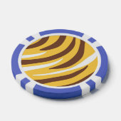 abstrakte Tigerkunst Pokerchips (Einzeln)