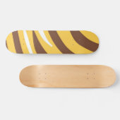 abstrakte Tigerkunst Skateboard (Horizontal)